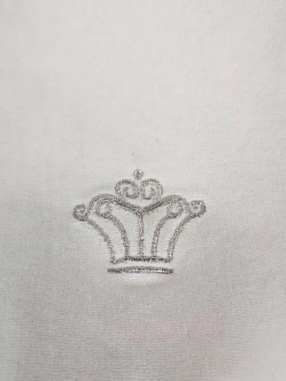 White Velvet Tiara Travel Bag | Crown Storage Pouch | Bridal Pageant